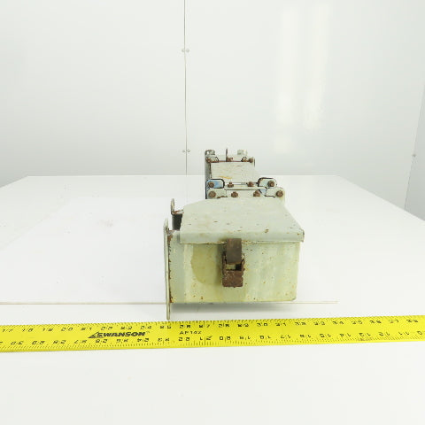 Hoffman 4x 4 x 28-1/2" L Wire Way Auxiliary Gutter Trough Hinged Top W/90° Elbow