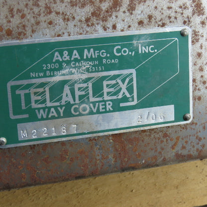 A & A Mfg. M22187 Teleflex 52" W Steel Telescopic Way Cover 34" Long Extended