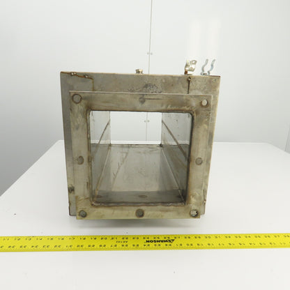 Insulated Double Wall Rectangular HVAC Coupling 21-1/4" OAL 12" x 12" Flange