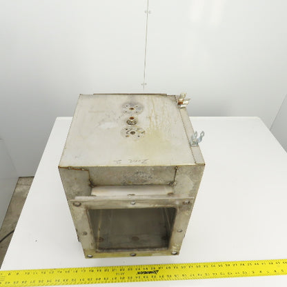 Insulated Double Wall Rectangular HVAC Coupling 21-1/4" OAL 12" x 12" Flange