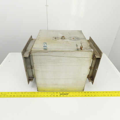 Insulated Double Wall Rectangular HVAC Coupling 21-1/4" OAL 12" x 12" Flange