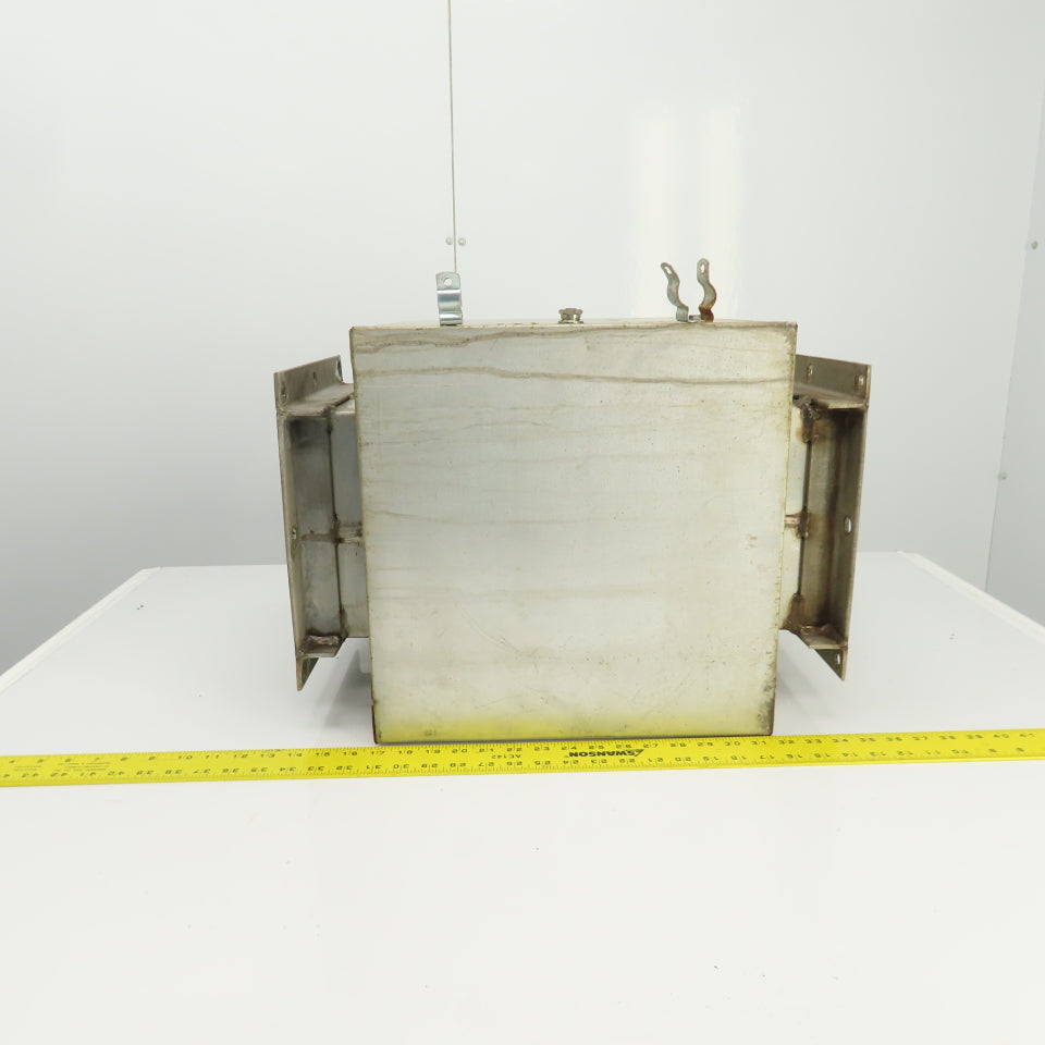 Insulated Double Wall Rectangular HVAC Coupling 21-1/4" OAL 12" x 12" Flange