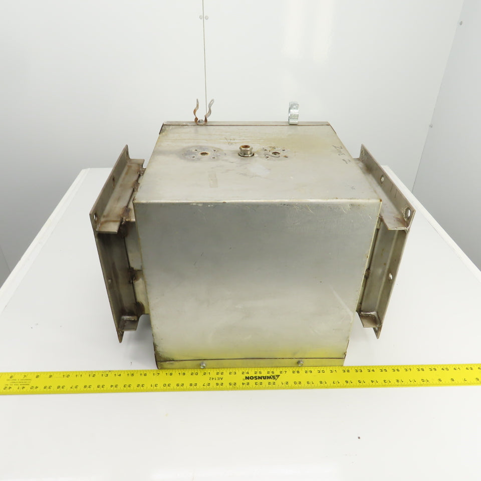 Insulated Double Wall Rectangular HVAC Coupling 21-1/4" OAL 12" x 12" Flange