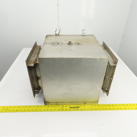 Insulated Double Wall Rectangular HVAC Coupling 21-1/4" OAL 12" x 12" Flange