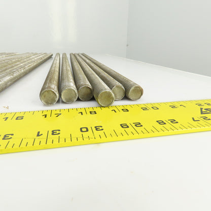 5/8"-11 x 24" OAL Steel Fully Threaded Rod Lot Of 16