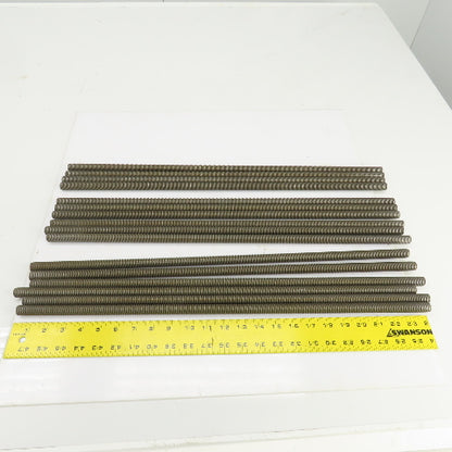 5/8"-11 x 24" OAL Steel Fully Threaded Rod Lot Of 16