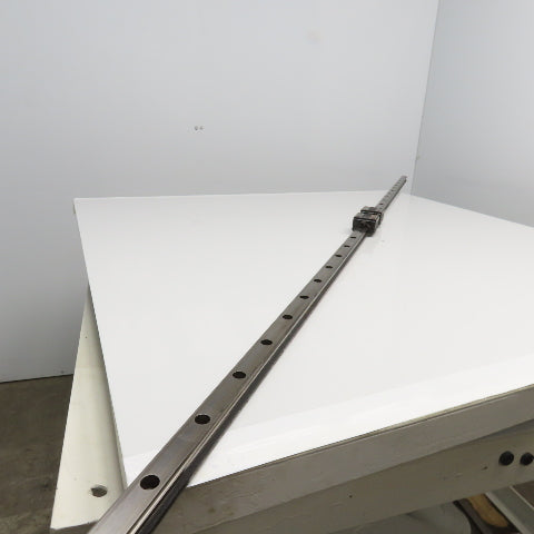 THK HSK30 30mm Linear Profile Guide Rail With Ball Block Slides 88" OAL