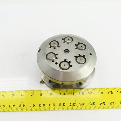 Finn-Power F5-25SB/AM 6 Position Multi-Punch Die Base 1" Inserts 6.1450" OD