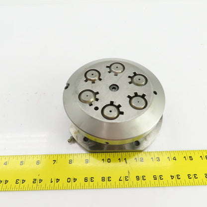 Finn-Power F5-25SB/AM 6 Position Multi-Punch Die Base 1" Inserts 6.1450" OD