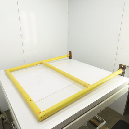 46" H x 42" Bolt Down Guardrail Hand Railing Protective Barrier Safety Yellow
