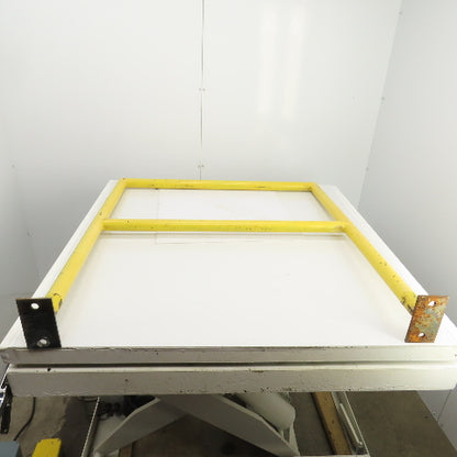 46" H x 42" Bolt Down Guardrail Hand Railing Protective Barrier Safety Yellow