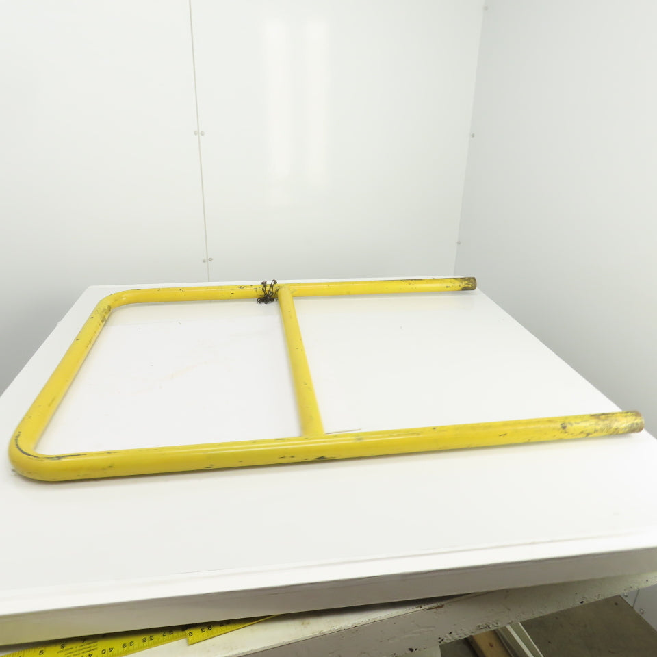 45Hx4" Drop-In Pipe Guardrail Hand Railing Protective Barrier Safety Yellow