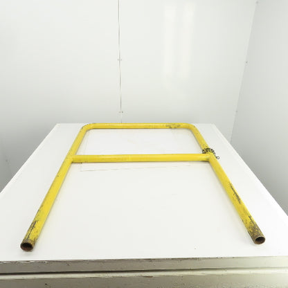 45Hx4" Drop-In Pipe Guardrail Hand Railing Protective Barrier Safety Yellow