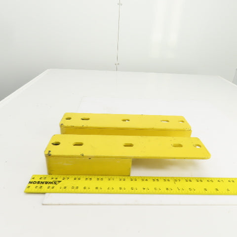 Steel King Lift Out Rail Pocket 15" H x 3-1/2" W Left & Right Set Of 2