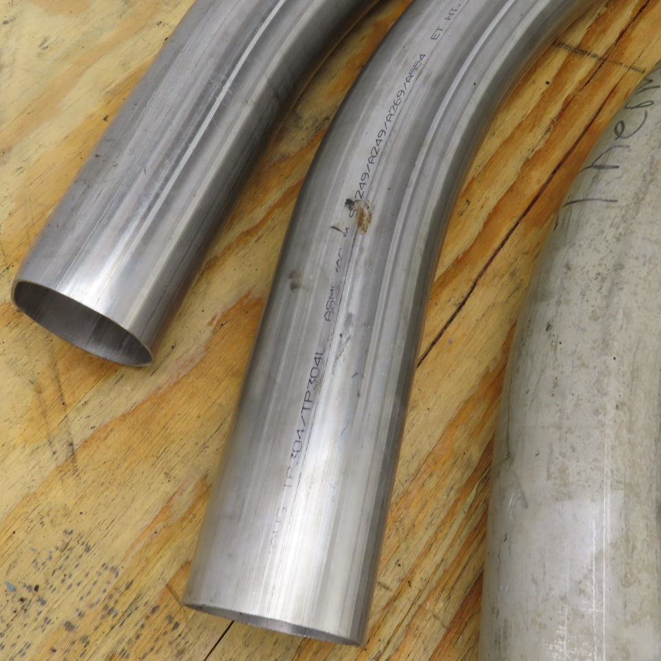 2-1/2" ID Steel Conduit 45° & 90° Elbows Mixed Lot Of 7 PCS