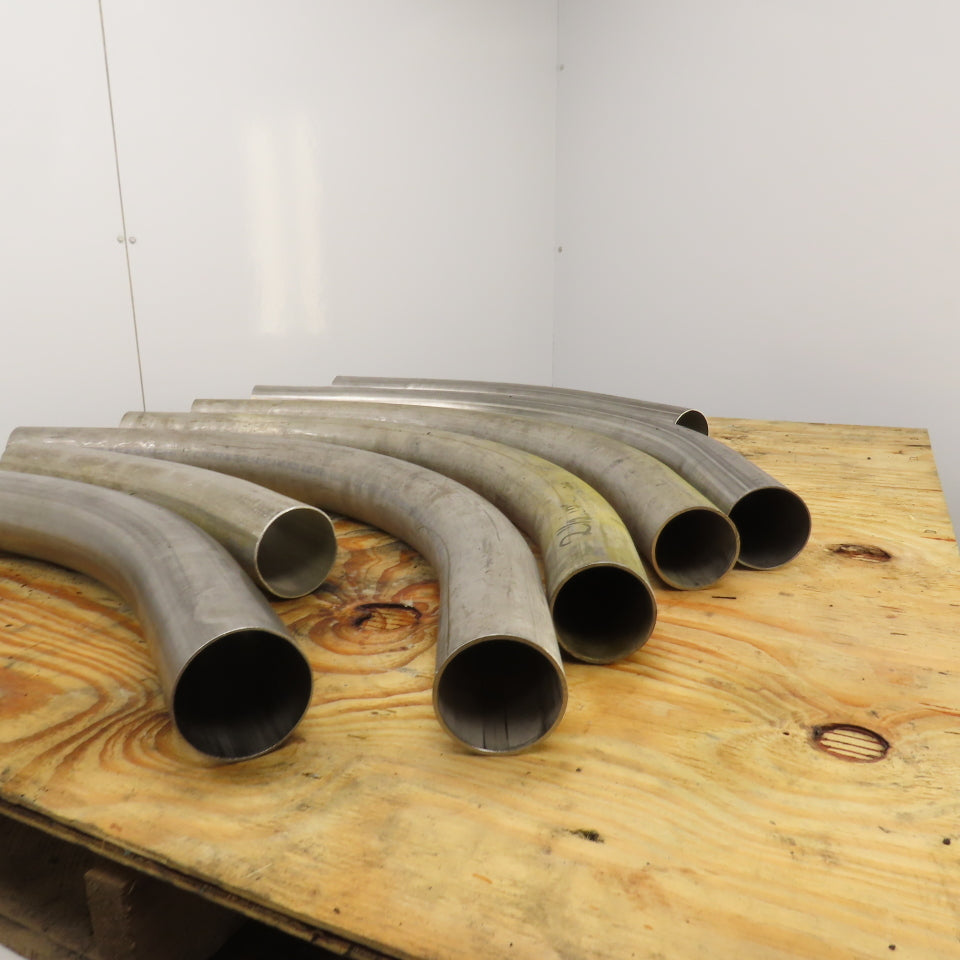 2-1/2" ID Steel Conduit 45° & 90° Elbows Mixed Lot Of 7 PCS