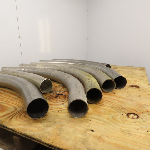 2-1/2" ID Steel Conduit 45° & 90° Elbows Mixed Lot Of 7 PCS