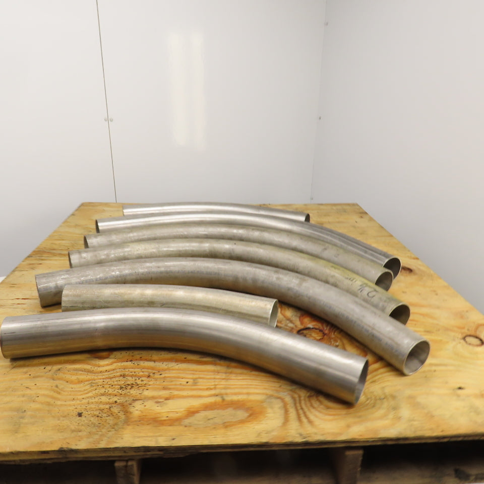 2-1/2" ID Steel Conduit 45° & 90° Elbows Mixed Lot Of 7 PCS