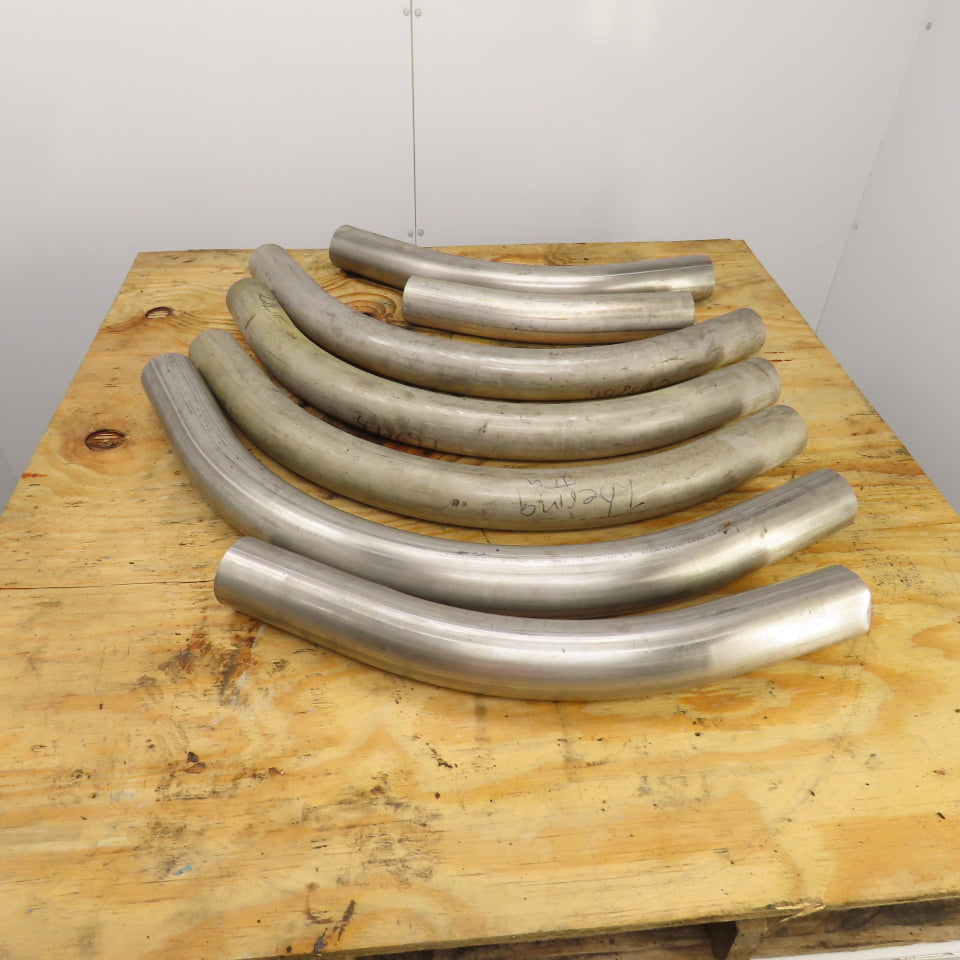 2-1/2" ID Steel Conduit 45° & 90° Elbows Mixed Lot Of 7 PCS