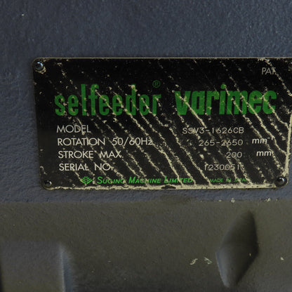Sugino Selfeeder Varimec SSV3-1626CB Servo Driven Drilling Head 200mm Stroke