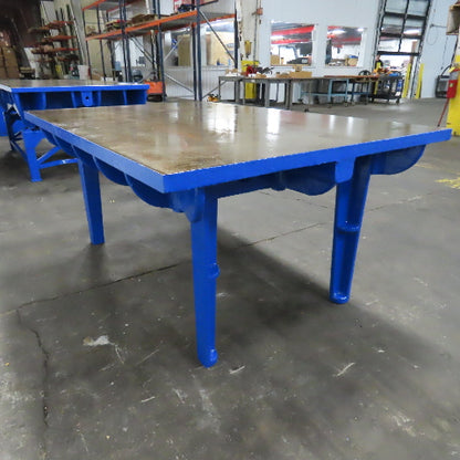 71" x 47" Cast Iron Machined Top 1-3/4" Thick Surface Inspection Plate Table