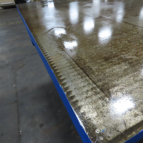 71" x 47" Cast Iron Machined Top 1-3/4" Thick Surface Inspection Plate Table