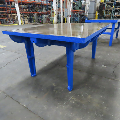 71" x 47" Cast Iron Machined Top 1-3/4" Thick Surface Inspection Plate Table
