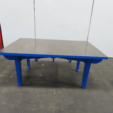 71" x 47" Cast Iron Machined Top 1-3/4" Thick Surface Inspection Plate Table