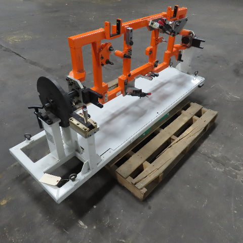 56" Wide 28" Swing Horizontal Manual Rotary Positioner Welding Jig Fixture
