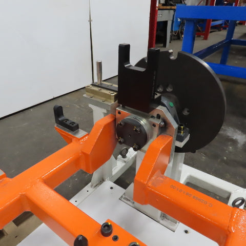 56" Wide 28" Swing Horizontal Manual Rotary Positioner Welding Jig Fixture