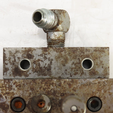Trabon Lubriquip MSP-10S MSP-20T /5S Modular Lubrication Divider Valve 3500PSI