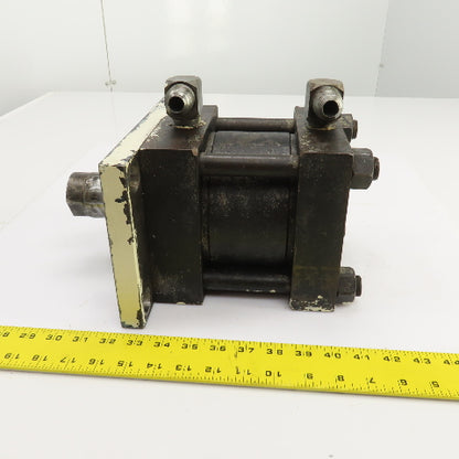 Parker J2HUI3A Double Acting Hydraulic Cylinder 1" Stroke 5" Bore 2" Rod 3000PSI