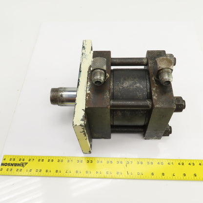 Parker J2HUI3A Double Acting Hydraulic Cylinder 1" Stroke 5" Bore 2" Rod 3000PSI