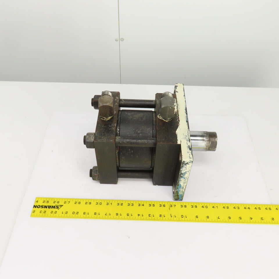 Parker J2HUI3A Double Acting Hydraulic Cylinder 1" Stroke 5" Bore 2" Rod 3000PSI