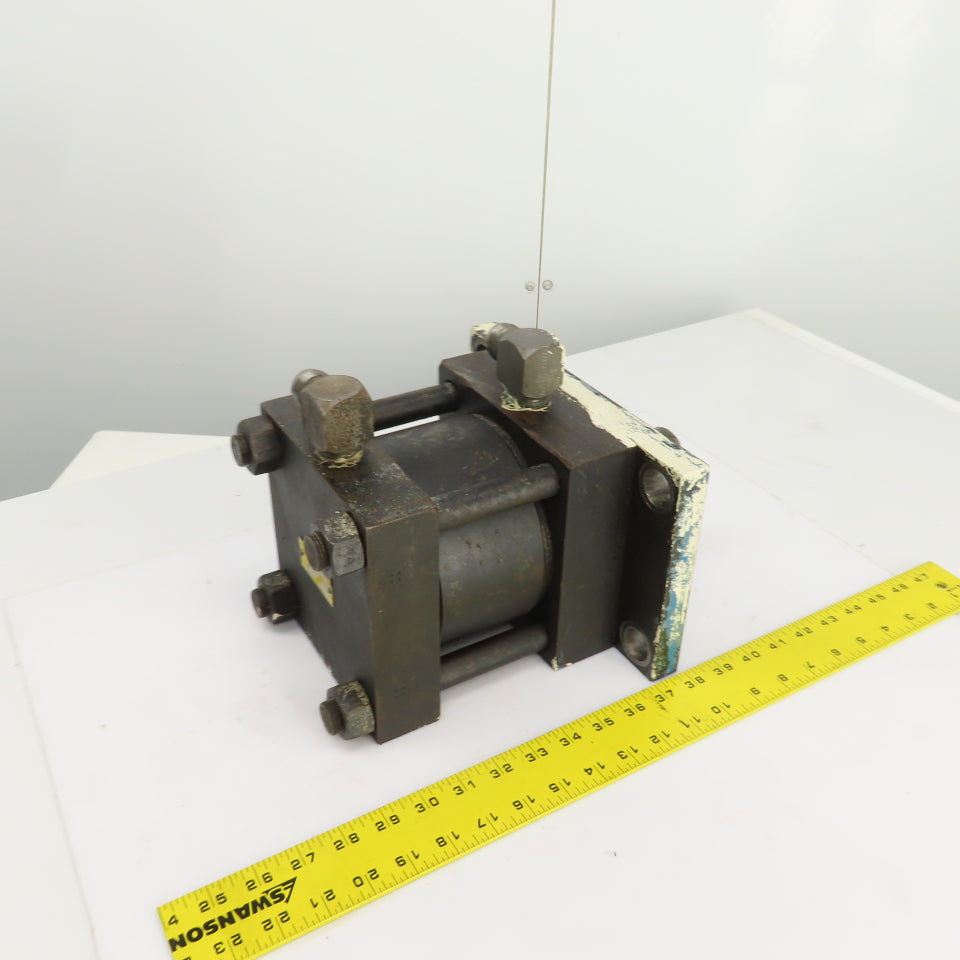 Parker J2HUI3A Double Acting Hydraulic Cylinder 1" Stroke 5" Bore 2" Rod 3000PSI