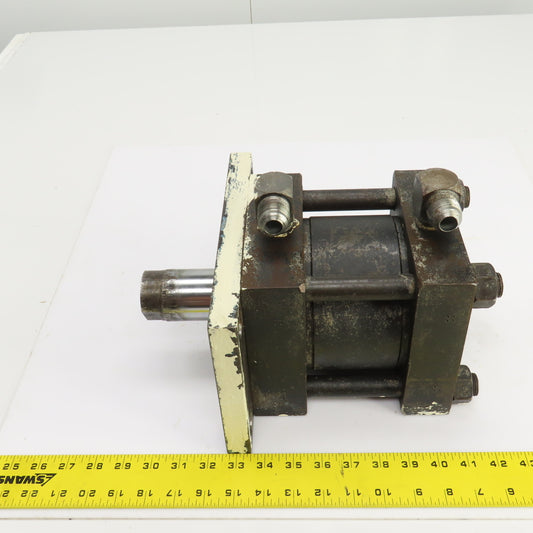 Parker J2HUI3A Double Acting Hydraulic Cylinder 1" Stroke 5" Bore 2" Rod 3000PSI