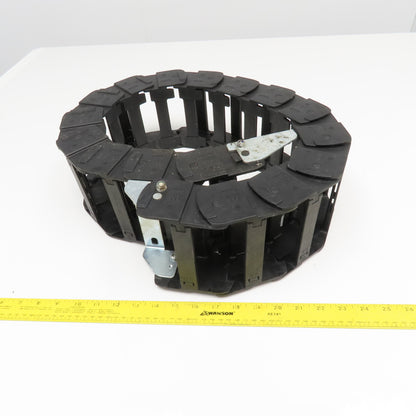 Igus 35.2.125 3-1/2" x 2" Feed Thru Wireway Energy Drag Chain W/ Anchors 50" OAL