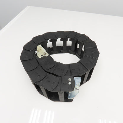 Igus 35.2.125 3-1/2" x 2" Feed Thru Wireway Energy Drag Chain W/ Anchors 50" OAL
