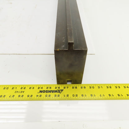 39-7/8" L x 5-1/4" Tall Press Brake Filler/Holder Block 1/2" Tang 3" Thick
