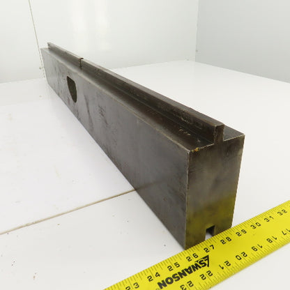 39-7/8" L x 5-1/4" Tall Press Brake Filler/Holder Block 1/2" Tang 3" Thick
