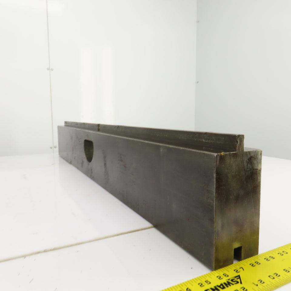 39-7/8" L x 5-1/4" Tall Press Brake Filler/Holder Block 1/2" Tang 3" Thick