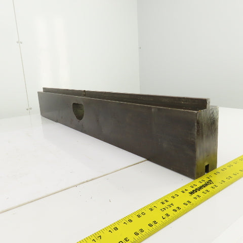 39-7/8" L x 5-1/4" Tall Press Brake Filler/Holder Block 1/2" Tang 3" Thick