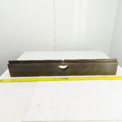 39-7/8" L x 5-1/4" Tall Press Brake Filler/Holder Block 1/2" Tang 3" Thick