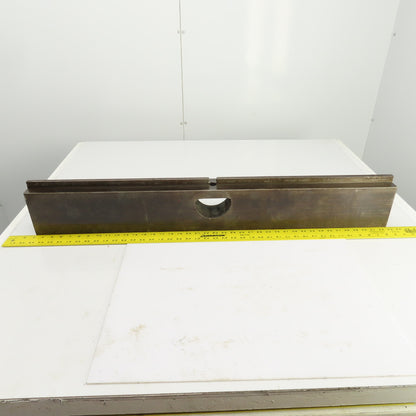 39-7/8" L x 5-1/4" Tall Press Brake Filler/Holder Block 1/2" Tang 3" Thick