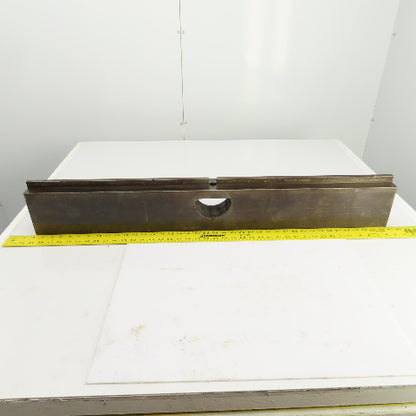 39-7/8" L x 5-1/4" Tall Press Brake Filler/Holder Block 1/2" Tang 3" Thick