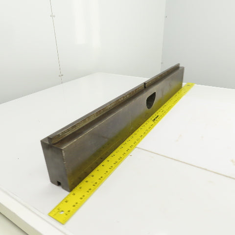 39-7/8" L x 5-1/4" Tall Press Brake Filler/Holder Block 1/2" Tang 3" Thick