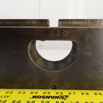 39-7/8" L x 5-1/4" Tall Press Brake Filler/Holder Block 1/2" Tang 3" Thick