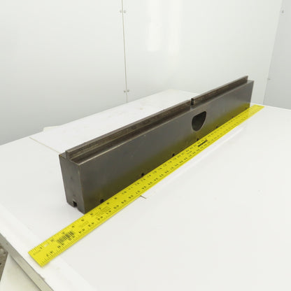 39-7/8" L x 5-1/4" Tall Press Brake Filler/Holder Block 1/2" Tang 3" Thick