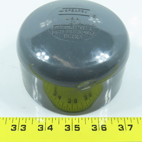 Spears 875-030 3" Socket Cap SCH80 Gray PVCI Pipe Fitting Lot of 5