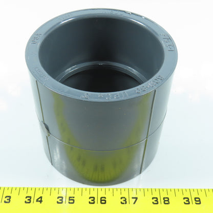 Nibco 3" Socket Slip Coupling SCH80 Gray PVCI Pipe Fitting Lot of 12